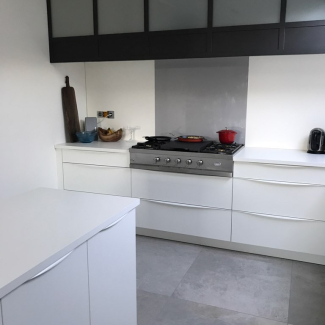 cuisine bois et blanche