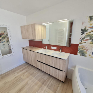 Salle de bain bois