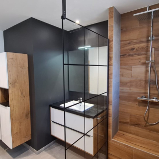 Salle de bain bois