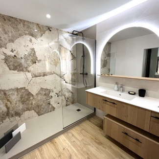 Salle de bain bois